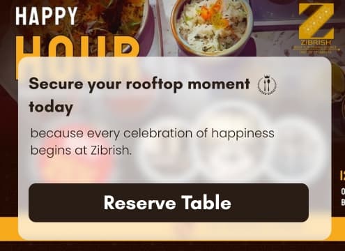 Reserve Happy Hours